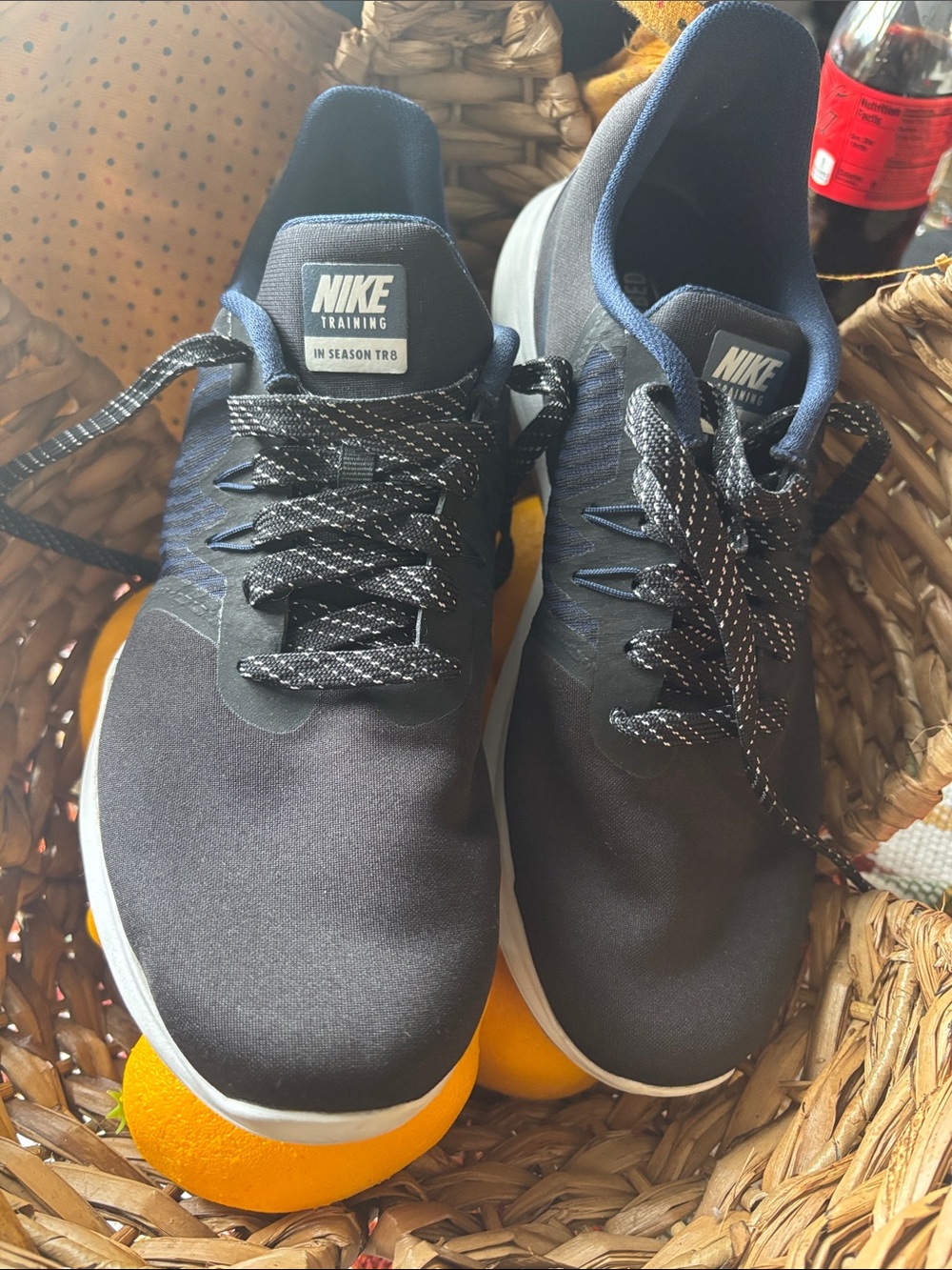 Nike Men’s Athletic Training Shoes in Black and Navy
